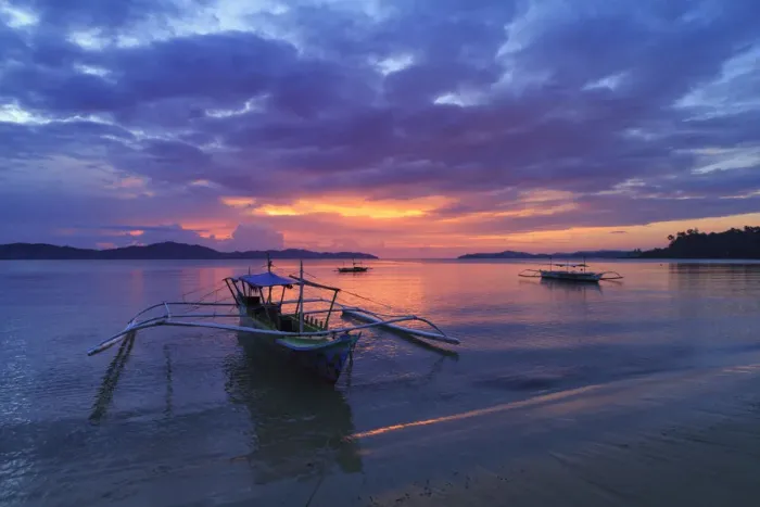 Framed Print : Philippines, Palawan, Port Barton