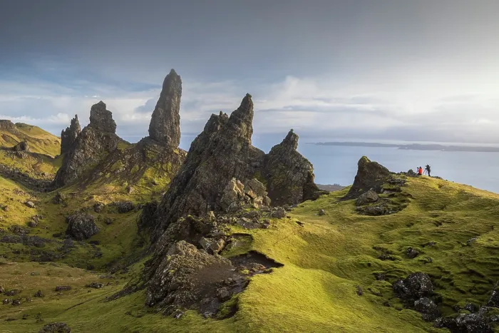 Framed Print : Two photographers shooting the Old Man of Storr on the Isle of Skye, Scotland. Winter (February) 2025 Framed Print : Two photographers shooting the Old Man of Storr on the Isle of Skye, Scotland. Winter (February) 2025