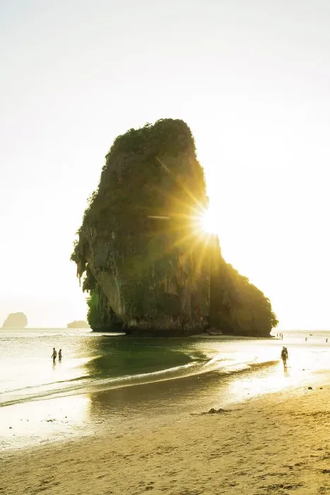 Framed Print : Phra Nang Beach, Railay, Ao Nang, Thailand