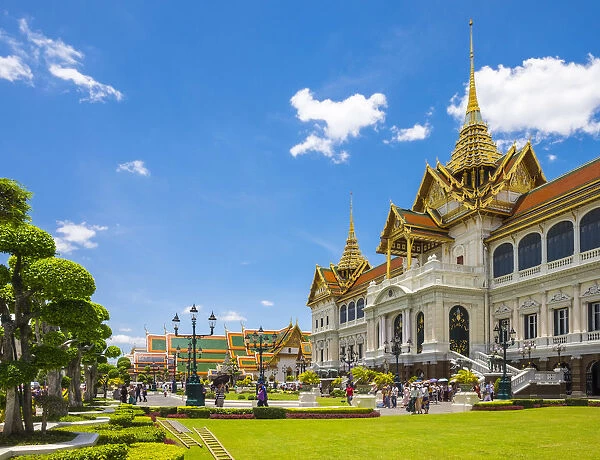 Phra Thinang Chakri Maha Prasat throne hall, Grand Palace complex, Bangkok, Thailand