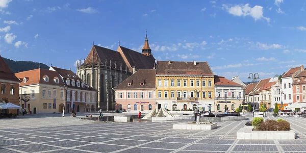 Piata Sfatului, Brasov, Transylvania, Romania
