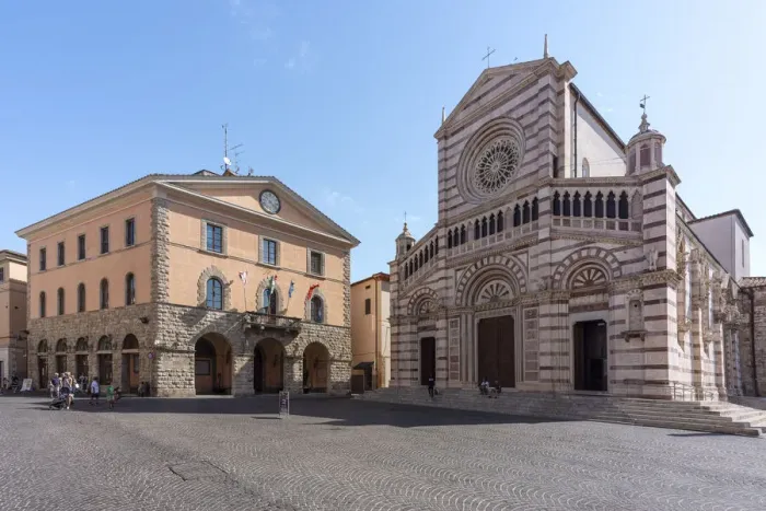 Framed Print : Piazza Dante, the heart of the historic center of Grosseto, Grosseto province, Tuscany Framed Print : Piazza Dante, the heart of the historic center of Grosseto, Grosseto province, Tuscany