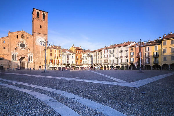 Piazza della Vittoria(Vittoria square). Lodi, Province of Lodi, Lombardy, Italy