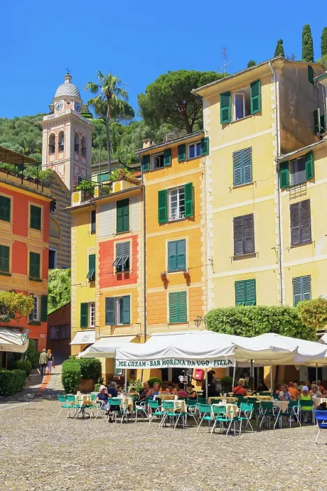 Framed Print : Piazza Martiri dell'Olivetta, Portofino, Liguria, Italy