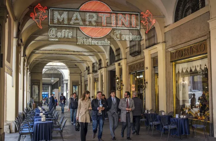 Framed Print : Piazza San Carlo shopping arcade, Turin, Piedmont, Italy Framed Print : Piazza San Carlo shopping arcade, Turin, Piedmont, Italy