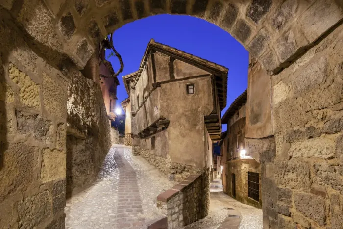 Framed Print : Picturesque corner of Albarracin, Aragon, Spain Framed Print : Picturesque corner of Albarracin, Aragon, Spain