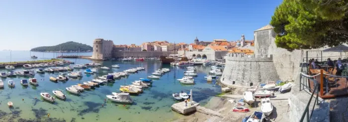 Framed Print : Picturesque harbor, Stari Grad (Old Town), Dubrovnik, Dalmatia, Croatia Framed Print : Picturesque harbor, Stari Grad (Old Town), Dubrovnik, Dalmatia, Croatia