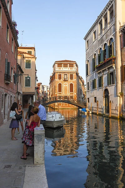 Picturesque View over the Rio de San Giovanni Laterano im Sestiere Castello, Venice