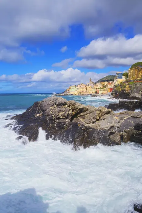 Framed Print : The picturesque village of Bogliasco, Bogliasco, Liguria, Italy Framed Print : The picturesque village of Bogliasco, Bogliasco, Liguria, Italy