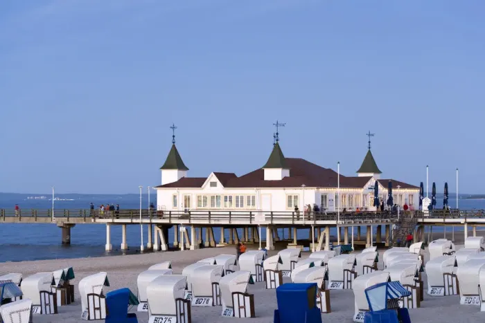 Framed Print : Pier, Ahlbeck, Usedom Island, Mecklenburg-Western Pomerania, Germany Framed Print : Pier, Ahlbeck, Usedom Island, Mecklenburg-Western Pomerania, Germany