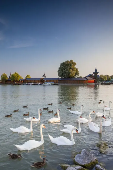 Framed Print : Pier on Keszthely beach, Keszthely, Lake Balaton, Hungary Framed Print : Pier on Keszthely beach, Keszthely, Lake Balaton, Hungary