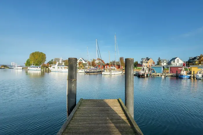 Framed Print : Pier in Niendorf harbor, Niendorf, Timmendorfer Strand, Ostholstein, Schleswig-Holstein, Germany Framed Print : Pier in Niendorf harbor, Niendorf, Timmendorfer Strand, Ostholstein, Schleswig-Holstein, Germany