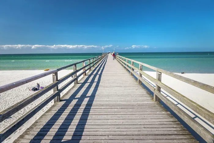Framed Print : Pier in Zingst, Mecklenburg-West Pomerania, Baltic Sea, North Germany, Germany Framed Print : Pier in Zingst, Mecklenburg-West Pomerania, Baltic Sea, North Germany, Germany