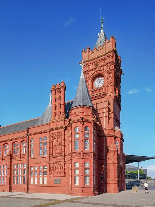 Framed Print : Pierhead Building, Cardiff, Wales, United Kingdom