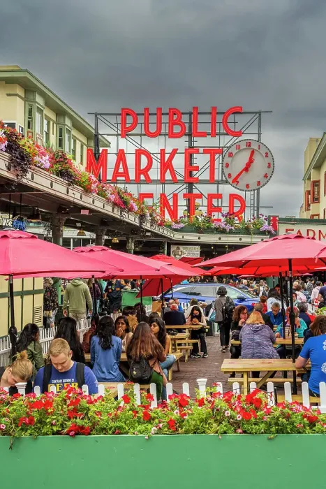 Framed Print : Pike Place Market, Seattle, Washington, USA Framed Print : Pike Place Market, Seattle, Washington, USA