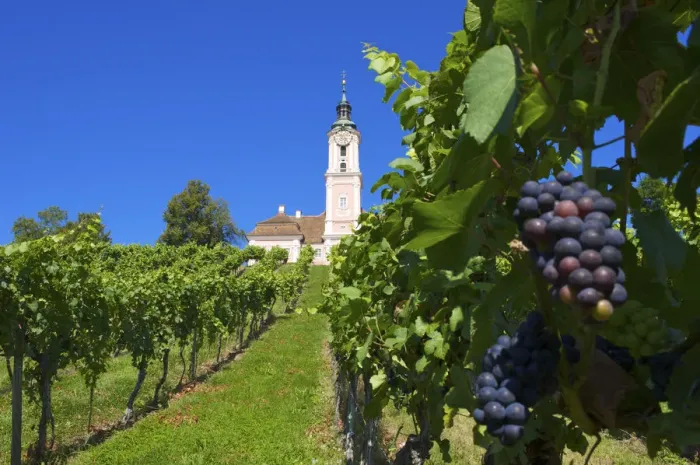 Framed Print : Pilgrimage Church Birnau, Lake Constance, Baden-Wuerttemberg, Germany