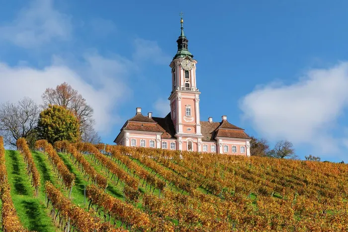 Framed Print : Pilgrimage church Birnau near Unteruhldingen, Lake Constance, Upper Swabia, Baden-Wurttemberg, Germany Framed Print : Pilgrimage church Birnau near Unteruhldingen, Lake Constance, Upper Swabia, Baden-Wurttemberg, Germany
