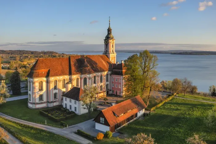 Framed Print : Pilgrimage church Birnau Unteruhldingen, Lake Constance, Upper Swabia, Baden Wurttemberg, Germany Framed Print : Pilgrimage church Birnau Unteruhldingen, Lake Constance, Upper Swabia, Baden Wurttemberg, Germany