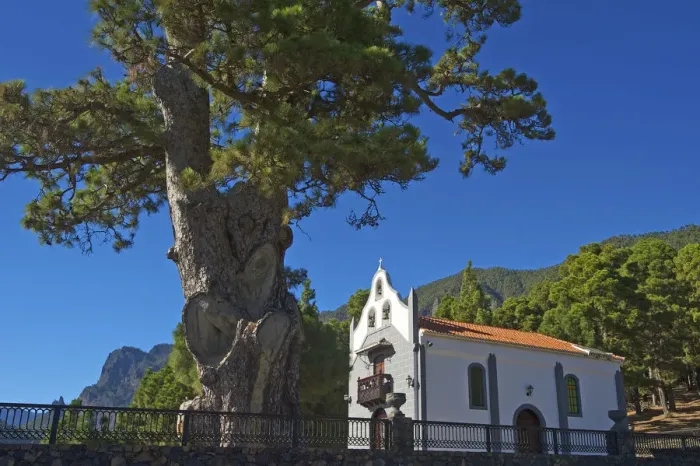 Framed Print : Pilgrimage Church Eremita Virgel del Pino, La Palma, Canaries, Spain Framed Print : Pilgrimage Church Eremita Virgel del Pino, La Palma, Canaries, Spain