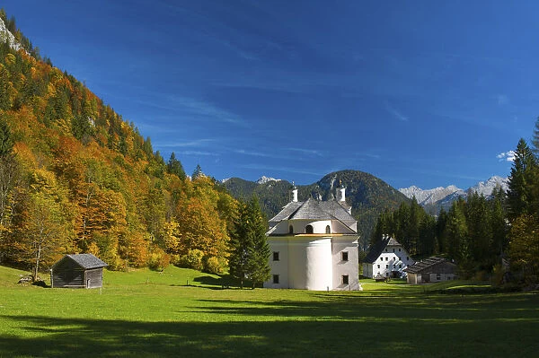 Pilgrimage Church Maria Kirchental nearLofer in Pinzgau, Salzburger Land, Austria