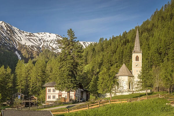 Pilgrimage Church of Maria Schnee in Kalkstein, Innervillgraten, Villgratental, East Tyrol, Tyrol, Austria
