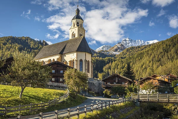 Pilgrimage church Maria Schnee in Obermauern, Virgen valley, East Tyrol, Austria