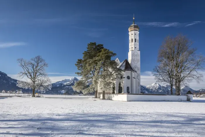 Framed Print : Pilgrimage Church of St. Coloman, Schwangau, Allgaeu, Bavaria, Germany Framed Print : Pilgrimage Church of St. Coloman, Schwangau, Allgaeu, Bavaria, Germany