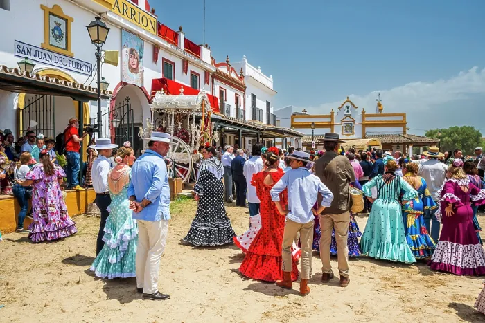 Framed Print : Pilgrims at Romeria de El Rocio pilgrimage, El Rocio, Huelva, Andalusia, Spain Framed Print : Pilgrims at Romeria de El Rocio pilgrimage, El Rocio, Huelva, Andalusia, Spain