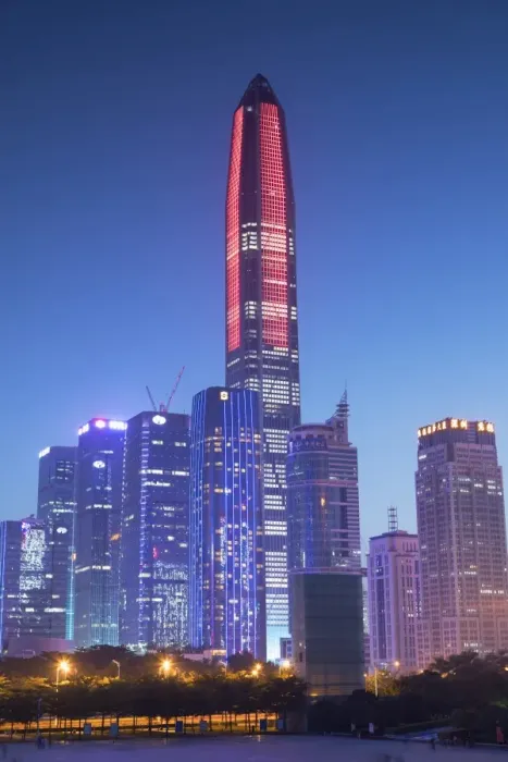 Framed Print : Ping An International Finance Centre (worldas 4th tallest building in 2017 at 600m) Framed Print : Ping An International Finance Centre (worldas 4th tallest building in 2017 at 600m)