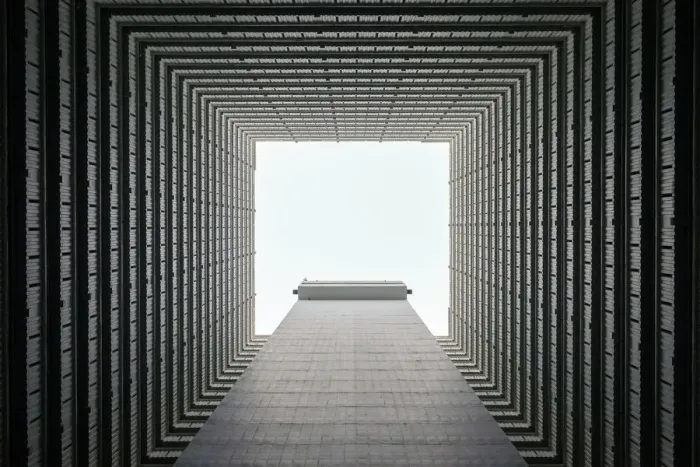 Framed Print : Ping Shek Estate, one of the oldest public housing estates in Hong Kong, Kwun Tong