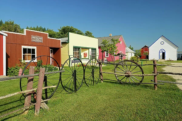 Pioneer Village in Fort La Reine Museum Portage La Prairie Manitoba, Canada