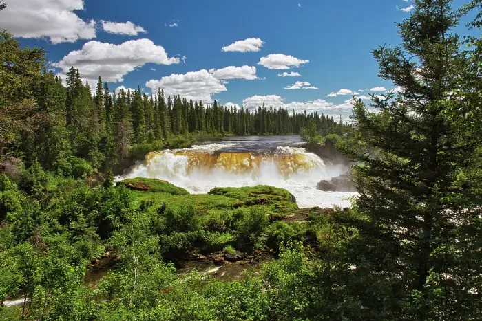 Framed Print : Pisew Falls Pisew Falls Provincial Park Manitoba, Canada Framed Print : Pisew Falls Pisew Falls Provincial Park Manitoba, Canada