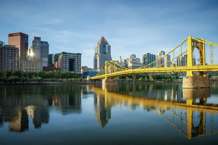 Framed Print : Pittsburgh skyline, Pennsylvania, USA Framed Print : Pittsburgh skyline, Pennsylvania, USA