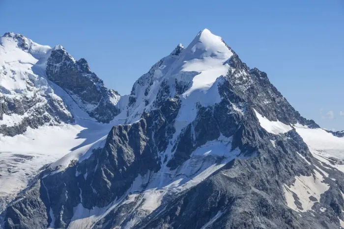 Framed Print : Piz Roseg seen from Corvatsch summit station, Bernina mountain range, Upper Engadin, Grisons (Graubunden), Switzerland Framed Print : Piz Roseg seen from Corvatsch summit station, Bernina mountain range, Upper Engadin, Grisons (Graubunden), Switzerland