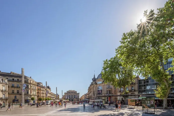 Framed Print : Place de la Comedie, Montpellier, Herault, Languedoc-Roussillon, Occitanie, France Framed Print : Place de la Comedie, Montpellier, Herault, Languedoc-Roussillon, Occitanie, France
