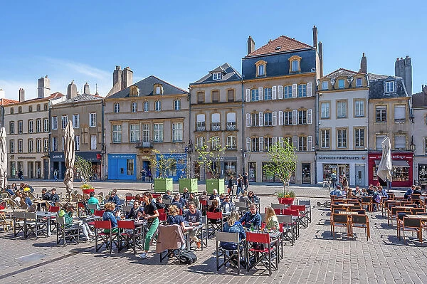 Place Saint Louis, Metz, Moselle, Lorraine, Alsace-Champagne-Ardenne-Lorraine, Grand Est, France