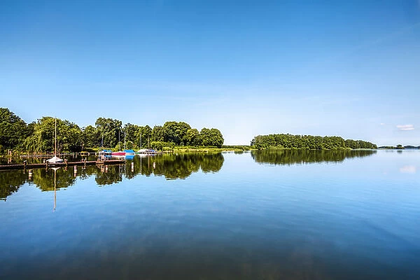 Plaon lake, Bosau, Holsteinische Schweiz, Baltic coast, Schleswig-Holstein, Germany