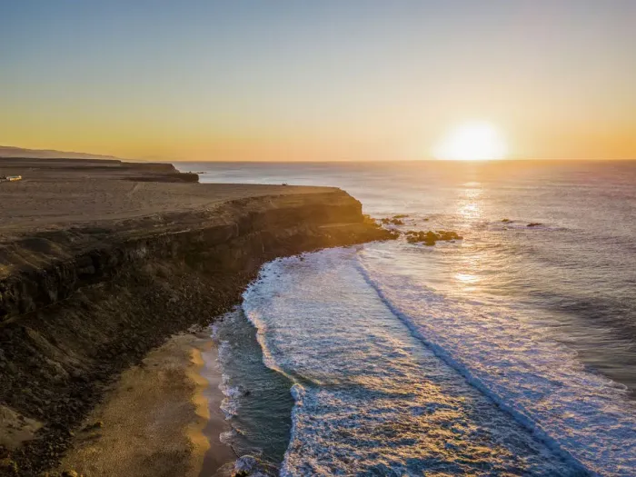 Framed Print : Playa del Aguila, West coast of Fuerteventura, Canary Islands, Spain