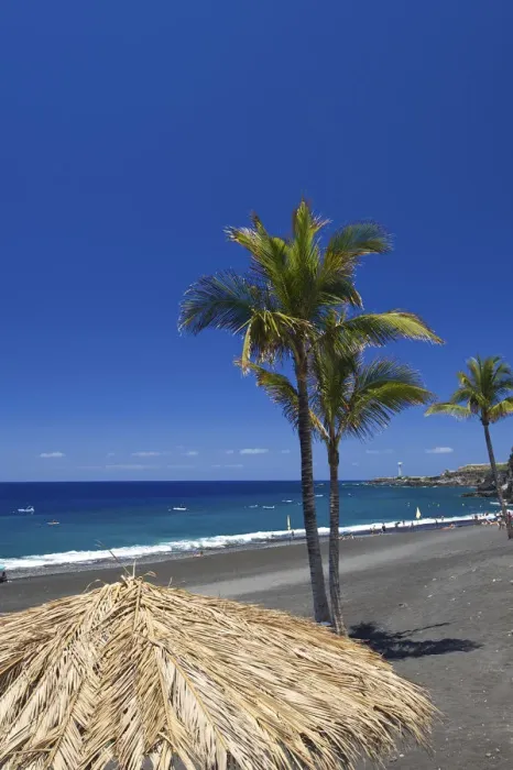 Framed Print : Playa de Puerto Naos, La Palma, Canaries, Spain