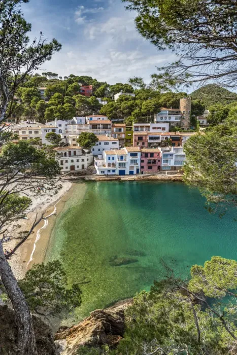 Framed Print : Playa Sa Tuna, Begur, Costa Brava, Catalonia, Spain Framed Print : Playa Sa Tuna, Begur, Costa Brava, Catalonia, Spain
