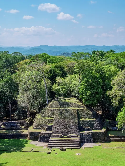 Framed Print : Plaza B, view from Caana, Caracol Archaeological Site, Cayo District, Belize Framed Print : Plaza B, view from Caana, Caracol Archaeological Site, Cayo District, Belize