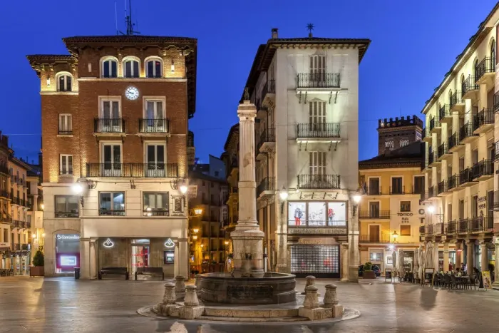 Framed Print : Plaza del Torico square, Teruel, Aragon, Spain Framed Print : Plaza del Torico square, Teruel, Aragon, Spain