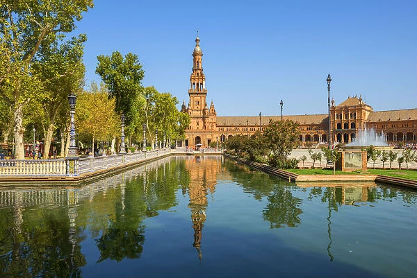 Plaza de Espana, Sevilla, Andalusia, Spain
