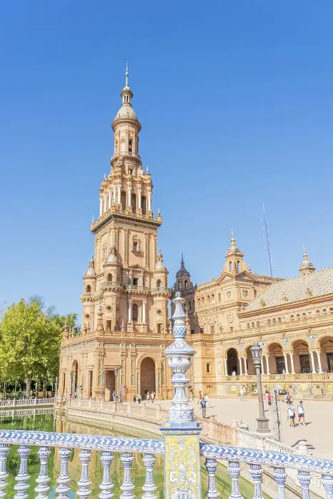 Framed Print : Plaza Espana, Seville, Andalusia, Spain Framed Print : Plaza Espana, Seville, Andalusia, Spain