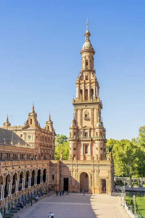 Framed Print : Plaza Espana, Seville, Andalusia, Spain Framed Print : Plaza Espana, Seville, Andalusia, Spain