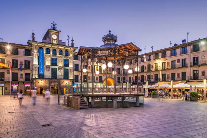 Framed Print : Plaza de los Fueros, Tudela, Navarre, Spain Framed Print : Plaza de los Fueros, Tudela, Navarre, Spain