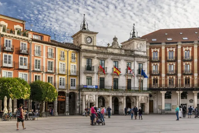 Framed Print : Plaza Mayor, Burgos, Castile and Leon, Spain