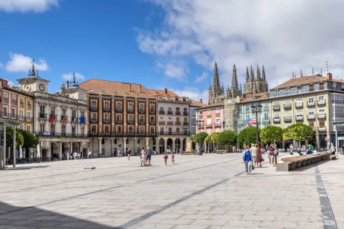 Framed Print : Plaza Mayor, Burgos, Castile and Leon, Spain
