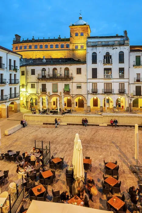 Framed Print : Plaza Mayor, Caceres, Extremadura, Spain Framed Print : Plaza Mayor, Caceres, Extremadura, Spain