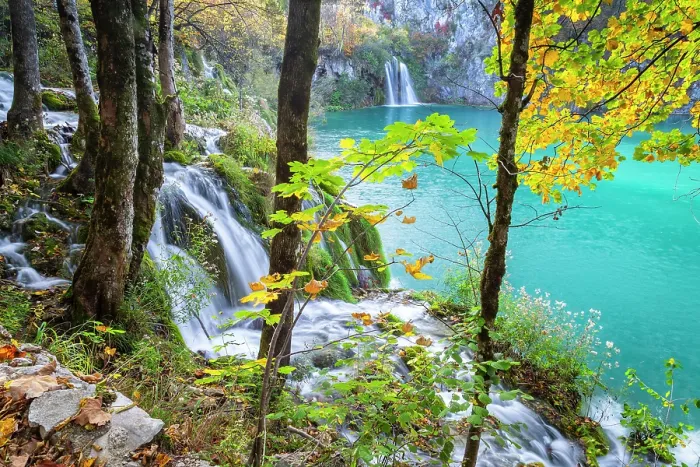 Framed Print : Plitvice lakes in autumn. Plitvice Jezera National Park, Lika-Senj county, Karlovac region, Croatia Framed Print : Plitvice lakes in autumn. Plitvice Jezera National Park, Lika-Senj county, Karlovac region, Croatia